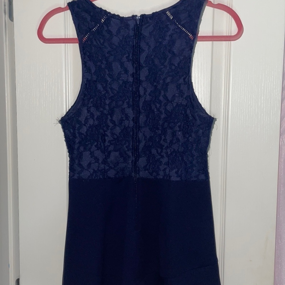 navy blue,large, lace, formal/prom/ homecoming dress